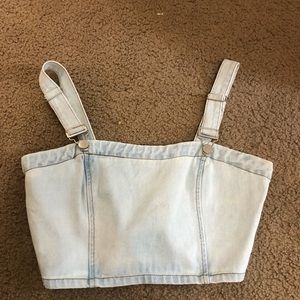 Denim Crop Top